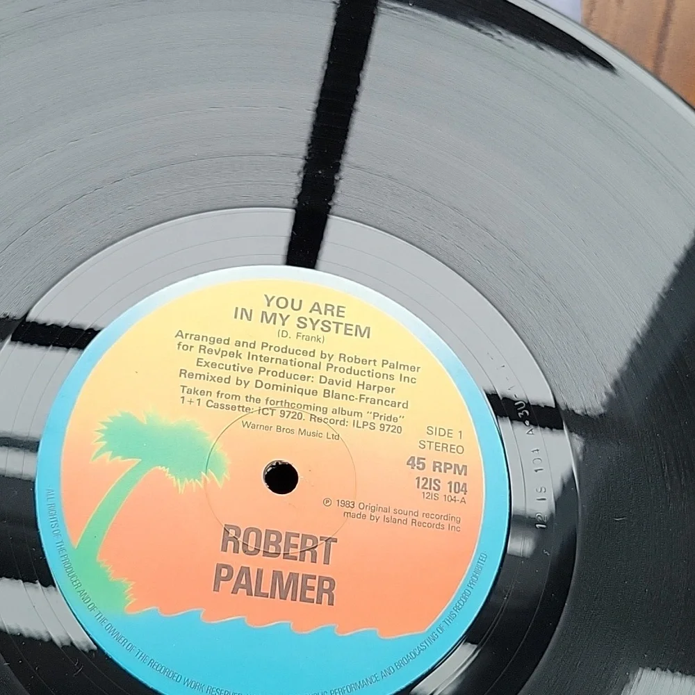 ROBERT PALMER 7-INCH VINYL SINGLE You Are In My System - Picture 4 of 4